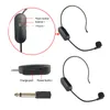 Draadloze microfoon-headset UHF draadloze microfoon-headset en handheld 2 in1 160 ft bereik voor stemversterker, podiumluidsprekers, lesgeven