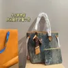 Nuova borsa shopping in denim moda donna Borsa a tracolla moda donna di design di lusso