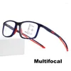 Okulary przeciwsłoneczne mężczyźni Kobiety Postępowe wieloogniskowe okulary czytania TR90 Sport Anti Blue Light Bifocal Presbyopia Eyewear Ultralight Hiperopia