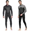 Dameszwemkleding Duikpak 3 mm herenflanelvoering uit één stuk voor warmte en bescherming tegen de zon Surfzwempak