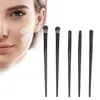 Make-up-Pinsel, Eyeliner-Wischpinsel, professionelles, weiches, abgewinkeltes Augen-Kosmetik-Set für zu Hause, 5 Stück