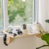 Matten Mewoofun Katzen-Fensterbett, weich für kleine Haustiere, robustes Design, warm, waschbar, wechselbare Matte, einfach zu montieren und zu bewegen