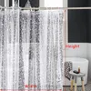Cortina de ducha moderna Cortinas de baño a prueba de moho 3D con gancho Mamparas de ducha impermeables Baño translúcido Decoración del hogar 240226