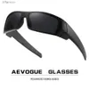 Lunettes de soleil de luxe Aevogue Y2k pour hommes Lunettes de sport polarisées Femmes Cadre rétro Hommes Kmt0