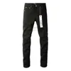 Purple Brand Jeans American High Street Noir Plissé Basic22q8