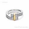 Designer-Schmuckringe und American Diamonds Double Color Damenring Luxus 925 Sterling Silber Ring Hochwertige Schmuckfabrik Groß- und Einzelhandel mit Box