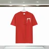 Herr t-shirts hög sommarkläder silkemän hip hop oregelbundet klippt blixtlås kortärmade t-shirts svartvit 240301