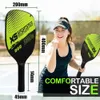 Pickleball Paddles Ensemble de Pickleball léger avec sac de transport portable 4 balles portables pour les exercices intérieurs et extérieurs 240223