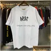 Мужские футболки Дизайнерские трендовые хип-хоп брендовые футболки Британский Лондон Европа Мужчины и женщины с короткими рукавами с одинаковыми топами со звездами Drop D Dhaxq