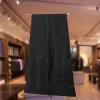 Abiti Blazer in velluto blu scuro Abiti da uomo Pantaloni neri Applicazioni Un bottone in raso Risvolto largo Perle Ospite di nozze formale Taglie forti Realizzato su misura