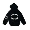 디자이너 여성 두꺼운 모피 코트 재킷 럭셔리 밍크 코트 아웃복 CC 편지 겨울 따뜻한 후드 양고기 양모 애호가 의류 대형 S-3XL