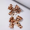 Stud Earrings HuaTang Sexy Leopard Print Drop For Women Lovely Pearl Stone Heart Alloy Dangle Earring Y2K Party Jewelry 20549