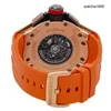 Reloj funcional Relojes de pulsera de cristal Reloj de pulsera RM RM032 Flyback Timing Buceo Coche Reloj dorado para hombre RG