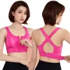 Staniki 2021 Nowe przybycie kobiety Zipper Sports Bras Plus Size Winfree Free Push Up Up Lady Girls Oddychany fitness Run Gym Kamizelka jogi
