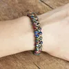 Charm Armbanden Handgemaakte 6mm Cloisonne Kralen Gevlochten Armband Yoga Bohemen Vrouwen Mannen Vriendschap Strand Sieraden Accessoires