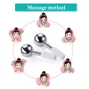 Apparaten Gezichtsijsbollen Koud Heet Roestvrij staal Gezichtsroller Skin Beauty Spa Koeling Globe Massagebal Gezichtsverzorging Cryo Freeze Stick