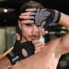 Gants gants en valeur mi-doigt gants de fitness avec support de bracelet pour les hommes
