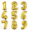 Globos de aluminio con números dorados brillantes de gran tamaño de 30 pulgadas, decoración navideña para fiesta de cumpleaños, boda, juguete para niños HJIA6546193151