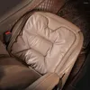 Autostoelhoezen Universele comfortabele stoelen Kussenbeschermer Lederen hoes voor Sedan Hatchback SUV Matten