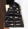 Gilet da uomo Monc Ler Piumino Giacca con cappuccio Gilet invernale soffice Giacca Distintivo ricamato Cappotto caldo Etichetta completa Giaccadkw2