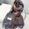 Designer Scarf Winter Plaid Wool Long Shawls Women Cashmere Scarfs Tassels L Scarves For Mens Soft Touch Warm Wraps With Tags Beanie