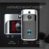 Control V5 Wifi Video Doorbell Home Door Bell Camera Battery Power Voice Intercom with Chime Night Vision Wireless Home Security Camera