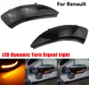 2st för Renault Kaptur Captur J5 H5 Clio IV Mk4 4 Lutecia Grandtou Car LED Dynamic Turn Signal Mirror Light 2013 2014 2015 20166073901