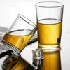 Tasses à thé, à bière, verres entièrement trempés, verre résistant aux chutes, verre Transparent, vente en gros, barre épaisse