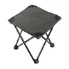 Muebles de campamento Silla de camping plegable Tela Oxford Taburete de carga fuerte al aire libre