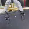 BROCKASES NYA MÄN MÅL PROODSCORDE LÄDER DESIGNER HANDBAG Business Plaid Laptop Bag Messenger Väskor Totes Mens Bagage Computer Handbags Double Lay Zipper