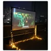 MIXITO Outdoor Anti-light 16:9 Ratio Portable Foldable Dual Bracket Style Projector Screen 84-120 "Home 3D HD Projection Curtain