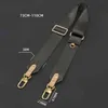 Large wide strap canvas nylon strap luxury designer shoulder bag belt replacement with genuine leather handbag parts accessory 211303P