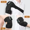 Eletric Knee Temperature Massager Leg Joint Heating Pad Vibration Massage Thermal Knee Elbow Shoulder Brace Arthritis Relief240227