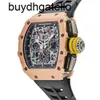 RicharsMill Horloge Top Clone Zwitsers mechanisch uurwerk 11-03 Roségouden flyback chronograaf herenhorloge