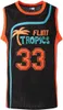 Maglie da basket cinematografica Nuova nave da noi Jackie Moon 33 Basketball Jersey Flint Tropics Semi Pro Movie Men All Cucited S-3XL di alta qualità