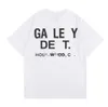 Heren t-shirts Designer galerijen Depts t-shirts man dames T-stukken handgeschilderde inkt splash graffiti letters losse korte mouwen ronde nek kleding Aziatische s-xxxxxl 240301