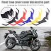 Ny ny ny front fairing winglet wing cover trim för Yamaha R15 V3 2017 2018 2019 2020 Shark Fin Beak Motorcykel Accessorie B9B6