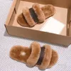 Designer-Plüsch-Slipper, australischer Plateau-Slipper, Wollschuhe, Schaffellleder, klassische Marke, lässige Damen-Slipper-Stiefel