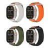 Geschikt voor Apple Watch-band 1-8 nylon canvas mode lus leer standaard AW-mode ring leer standaard 38/40/41/42/44/45/49mm Serie 1~9 generatie SE ultra ~2