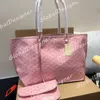 Borsa firmata Borsa tote borsa impermeabile Tela Tela Borsa a tracolla in pelle Borsa da donna Borsa shopping composita di grande capacità Plaid Doppia lettera