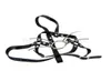 Leather Adjustable Belt Steel Spider Mouth Gag Head Harness Mask open strap game G944663485