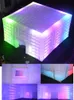 vente en gros 8x8x3.8m blanc gonflable cube tente cubique chapiteau maison carré fête mariage cinéma bâtiment personnalisé pour les etats-unis