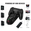 شواحن دعم الشاحن قاعدة الشاحن الشاحن ل Sony PS4 PlayStation Play Station PS 4 Pro Slim Game Control Controller Gamepad GamePad