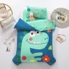 3 pièces dessin animé coton berceau linge de lit Kit bébé princesse ensemble de literie comprend taie d'oreiller drap housse de couette sans remplissage 240229