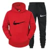 Hoodie man tröjor fotboll sportkläder tryck hoodie rymd bomullsjacka svett set rockar tröja man avslappnade byxor som kör kvinna sportkläder fitness kostymer 0