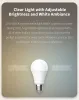 Controle aqara lâmpada inteligente t1 e27 2700k6500k 220240v inteligente lâmpada led temperatura de cor ajustável para xiaomi mi home homekit