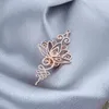 Broches Mode en acier inoxydable Lotus Unalome broche Yoga Chakra symbole fleur de vie papillon boucle broche bijoux pour femmes