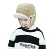 Berretti Doit Boy Girl Berretti Bomber Cappello Peluche Spessore Semplice Inverno Caldo Berretto da ciclismo Velluto a coste Bambino Ragazze Paraorecchie