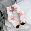 Skarpetki męskie hip hop vintage ciasto szalona kompresja unisex cukierka harajuku wzór wydrukowany śmieszne nowość happy crew sock chłopcy prezent