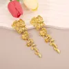 New Fashionable Elegant Simple and Casual Style, Metal Flower Personalized Earrings, Yiwu Jewelry for Women